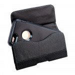 Wholesale iPhone 6s Plus 5.5 Horizontal Rugged 360 Belt Clip Pouch (Black)